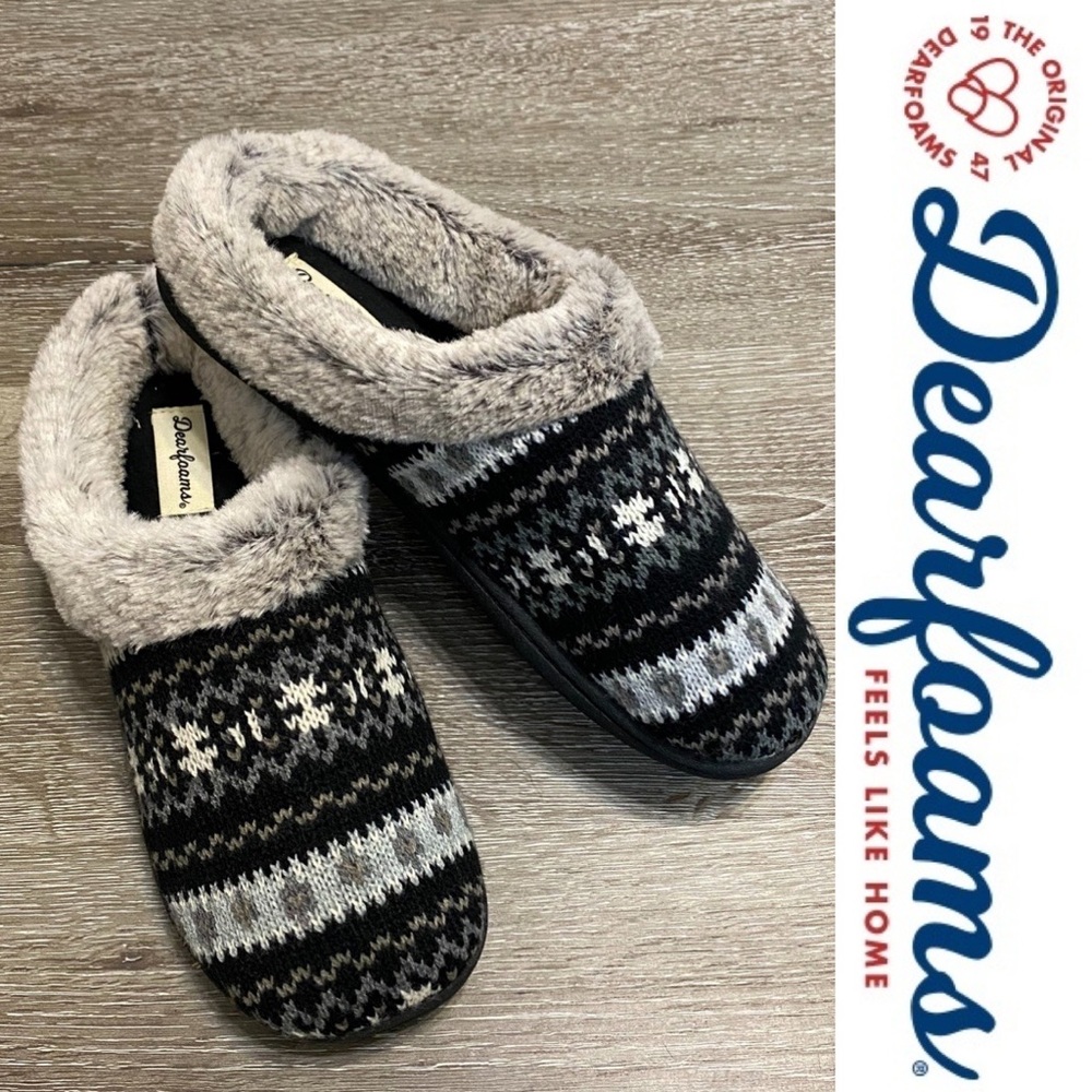 NEW WITHOUT TAGS! Dearfoam | Fairisle Slippers